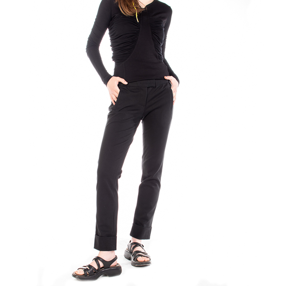 TORY BURCH LOW RISE BOOT-CUT PANTS | WOMENS SIZE XS